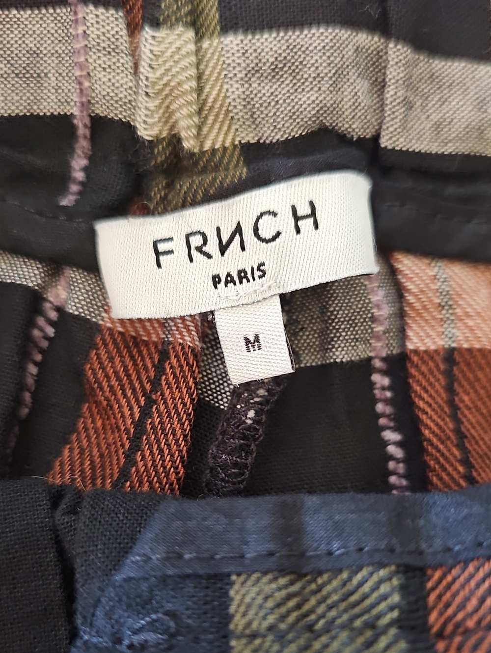 FRNCH Straight Plaid Pants - Picture 7 of 7